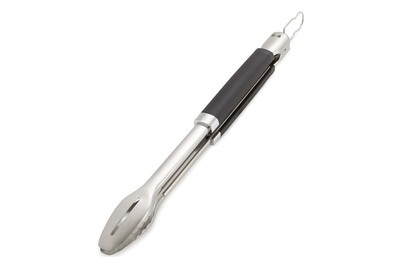 Weber, weber - Precision Grillzange - 45.7 x 4.3 x 5 cm, Weber Grillzange Edelstahl-schwarz Zubehör