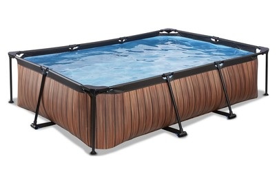 Exit, Exit Frame Pool 300x200x65cm, Holzoptik, 