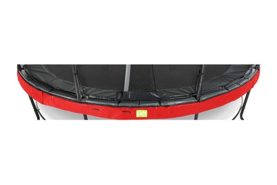 Exit, Exit Trampolin Elegant 427 cm und Sicherheitsnetz Economy (rot), 
