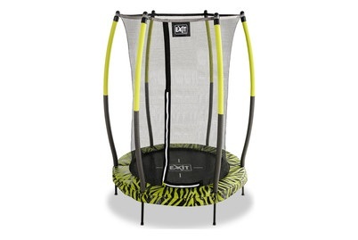Exit, Exit Tiggy Junior Trampoline ø140 cm lime und Sicherheitsnetz, 