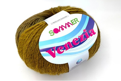 Sommer, SOMMER Venezia 168 150g, Schalgarn, Verlaufsgarn, Sommer Schalgarn Venezia 168 Farbe Senf | 150 g