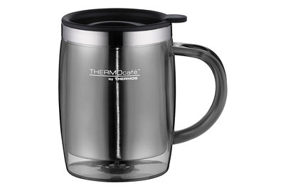THERMOS, Trinkbecher Desktop Mug grey 350 ml, Thermos Desktop Mug Thermobecher