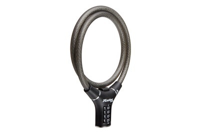 Masterlock, Masterlock 8229 Kabelschloss 12mm x 900mm schwarz 2019 Veloschlösser, Masterlock Kabelschloss mit Individuell Einstellbarem Zahlenschloss Schwarz | 90 cm