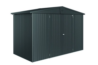 Biohort, Biohort - Gerätehaus EUROPA 4A - dunkelgrau - Metall - 156/316/209 cm, Biohort Gerätehaus Europa 4A Dunkelgrau