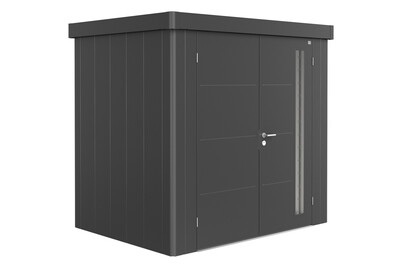 Biohort, Biohort Gerätehaus Neo 1B Doppeltüre, Biohort Gerätehaus Neo 1B Doppeltüre Quarzgrau
