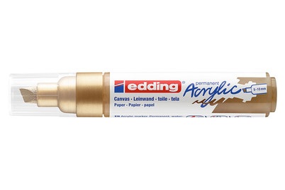 edding, EDDING Acrylmarker 5000 5-10mm 5000-924 reichgold sdm, Edding Acrylmarker 5000, 5-10mm, reichgold sdm, 5000-924