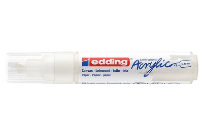 edding, EDDING Acrylmarker 5000 5-10mm 5000-922 verk.weiss sdm, Edding Acrylmarker 5000, 5-10mm, verkehrsweiss sdm, 5000-922
