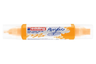 edding, edding Acrylmarker 5400, sonnengelb, Edding Acrylmarker 5400, double liner, sonnengelb sdm, 5400-906