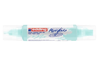 edding, edding Acrylmarker 5400, pastellblau, Edding Acrylmarker 5400, double liner, pastellblau sdm, 5400-916