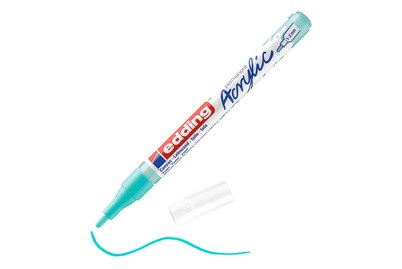 edding, EDDING Acrylmarker 5300 1-2mm 5300-934 opulent turquoise, Edding Acrylmarker 5300, 1-2mm, opulent turquoise, 5300-934