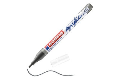 edding, edding Acrylmarker 5300, anthrazit, Edding Acrylmarker 5300, 1-2mm, anthrazit sdm, 5300-926
