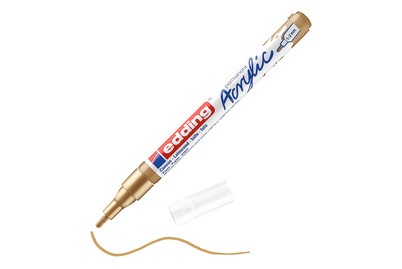 edding, EDDING Acrylmarker 5300 1-2mm 5300-924 reichgold sdm, Edding Acrylmarker 5300, 1-2mm, reichgold sdm, 5300-924