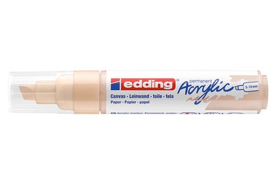 edding, EDDING Acrylmarker 5000 5-10mm 5000-255 warmbeige, Edding Acrylmarker 5000, 5-10mm, hautfarbe, 5000-255