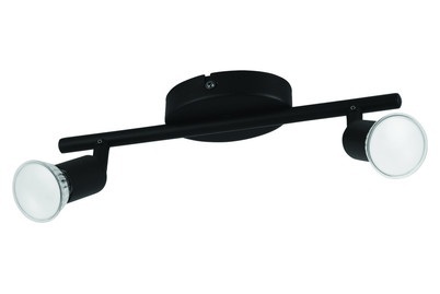 Eglo, EGLO SPOT/2 BUZZ-LED schwarz, 