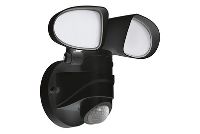 Eglo, Eglo LED Aussen-Wandleuchte mit Sensor Pagino schwarz, Eglo LED Aussenwandleuchte mit Sensor Pagino Schwarz | 22 × 18 × 24.5 cm