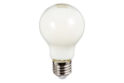 Philips, Philips LED Kolben E27 (6W) 60W matt, Philips - LED Lampe, 60W, Weiss