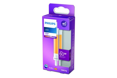 Philips, Philips LED Stab R7S (8W) 60W 118mm, Philips LED-Leuchtmittel »44964 W (60 W) R7S Warm«, R7s, Warmweiss