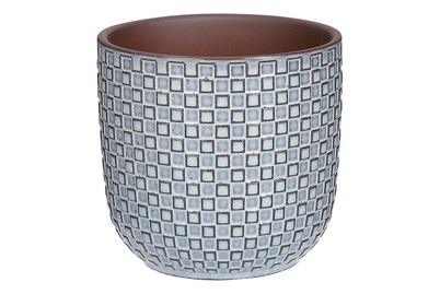 Edelmann, Übertopf Daan blau, Edelmann Übertopf Daan Blau | ? 13.5 cm