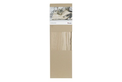 Duraline, Duraline 4xS XS2 Regal Eiche Furnier Rinde PEFC 20x80x23,5cm, Wandboard in Eichefarben