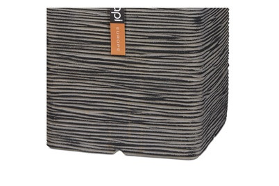 CAPI, CAPI Topf RIB QUADRO, Capi Blumentopf RIB Quadro Anthrazit | 40 × 40 × 40 cm | 52 l