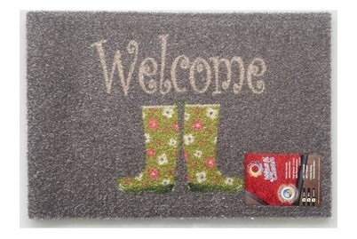undefined, Türvorlage Wash & Clean, Design Boots, Vorlage Fussmatte Wash & Clean | 40 × 60 cm