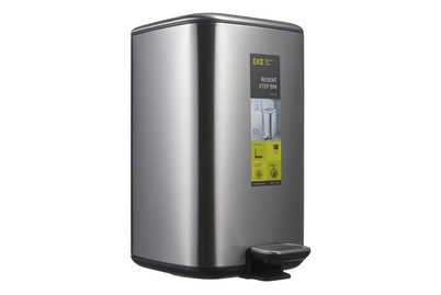 Eko, EKO Treteimer Regent, EKO Treteimer Regent aus Edelstahl | 40.5 × 24 × 32.8 cm | 12 l