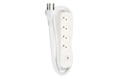 undefined, Steckdosenleiste 4X T13, Max Hauri Steckdosenleiste Basic Line | 4 × Typ 13 | 10 A