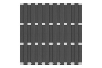 undefined, Sichtschutzwand WPC Eiche, Grundelement CoShield HPC Smoked Oak 180x180cm