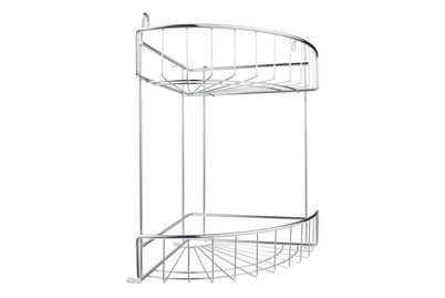 MOOD, MOOD Eckregal, Mood Eckregal Silber | 36.5 × 23 × 31 cm