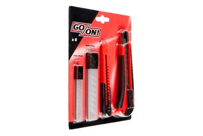 GO ON, GO ON Teppichmesser-Set, Go On Teppichmesser-Set | 22 Stück