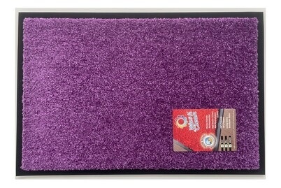undefined, Türvorlage Wash & Clean, Wash & Clean Türvorlage Violett | 40 × 60 cm