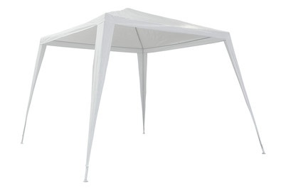 GO ON, GO ON Pavillon GO/ON 2.4 x m, GO ON Pavillon Metall Weiss | 2.4 × 2.4 m