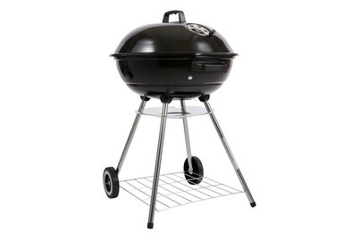 MOOD, MOOD Holzkohlegrill KUGELGRILL 54 cm Schwarz, 