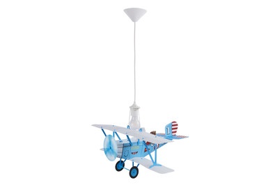 undefined, Pendellampe BIPLANO, Rowa Pendelleuchte Biplano Blau | 60 W | 48 × 59 × 0.4 cm