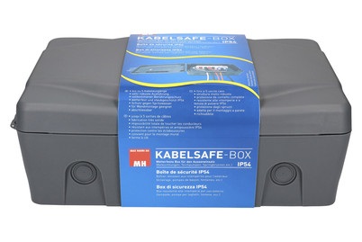 Max Hauri AG, Max Hauri AG 132101 Verteilerbox Anthrazit, Max Hauri Kabelbox Wetterfeste Kunstoffbox IP54 anthrazit