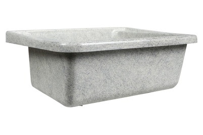 Diaqua, diaqua Waschbecken Pluto granit, DiAqua Waschbecken Kunststoff Pluto Granit | 18 × 50 × 40 cm