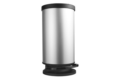 Rotho, Rotho Abfalleimer 30 l , 1010110264 , Silberfarben , Kunststoff , 30 l , 30.2x59.2x35.7 cm , matt , 0032940119, 
