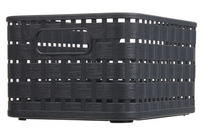 Rotho, ROTHO Korb COUNTRY A6 schwarz, 