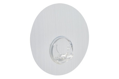 Wenko, WENKO Wandhaken STATIC LOC, Wenko Wandhaken Static LOC Grau | ? 8.5 cm