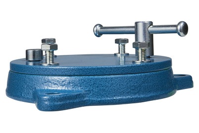 Brockhaus, Heuer Drehteller 120 mm, Heuer Drehteller für Schraubstock Blau