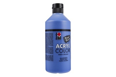 Marabu, MARABU Marabu-Acrylcolor, Marabu Acrylfarbe Acryl Color 500 ml Dunkelblau