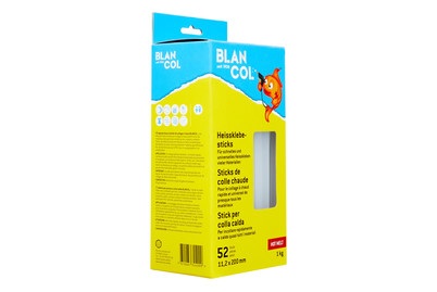 BLANCOL, BLANCOL Heissklebesticks 52 Stk., BLANCOL Heissklebesticks 32409 11.2x200mm, rund 52 Stück