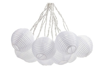 Star Trading, Star Trading 477-13 Light Chain Balls LED White - Lampions, Star Trading - Lichterkette FESTIVAL - weiss - Kunststoff - 7/7 cm