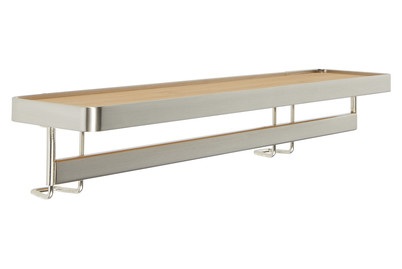 Wenko, WENKO Gewürzregal mit Reling Premium, Wenko Gewürzregal mit Reling Premium | 10 × 37 × 10 cm