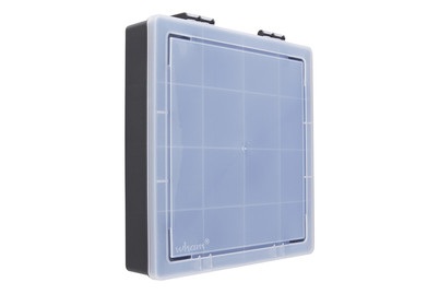undefined, Organiser 9.01, Organiser mit Klappdeckel Anthrazit | 5 × 23.5 × 24.5 cm