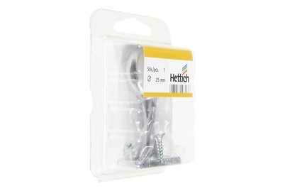 HETTICH, HETTICH Schrankrohr Mittelträger Rund Ø 25 mm