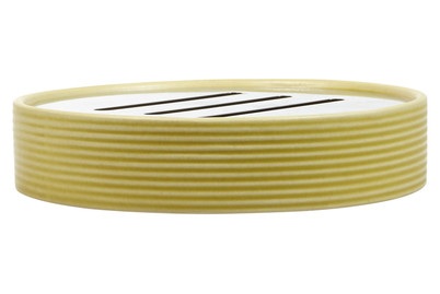 Spirella, SPIRELLA Seifenschale TUBE RIBBED, Spirella Seifenschale Tube Ribbed Grün | 2.5 × 10.8 × 1.1 cm
