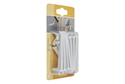undefined, Hook, Hook Weiss | 14.4 × 8.5 × 2.5 cm | 10 Stück
