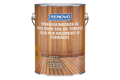RENOVO, RENOVO Terrassenboden-Öl, Renovo Terrassenbodenöl Braun | 2.5 l | 50 m²