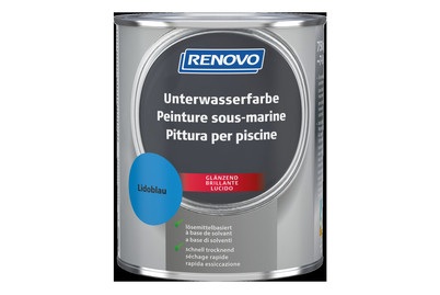 RENOVO, RENOVO Unterwasserfarbe GL, Renovo Unterwasserfarbe Blau | 0.75 l